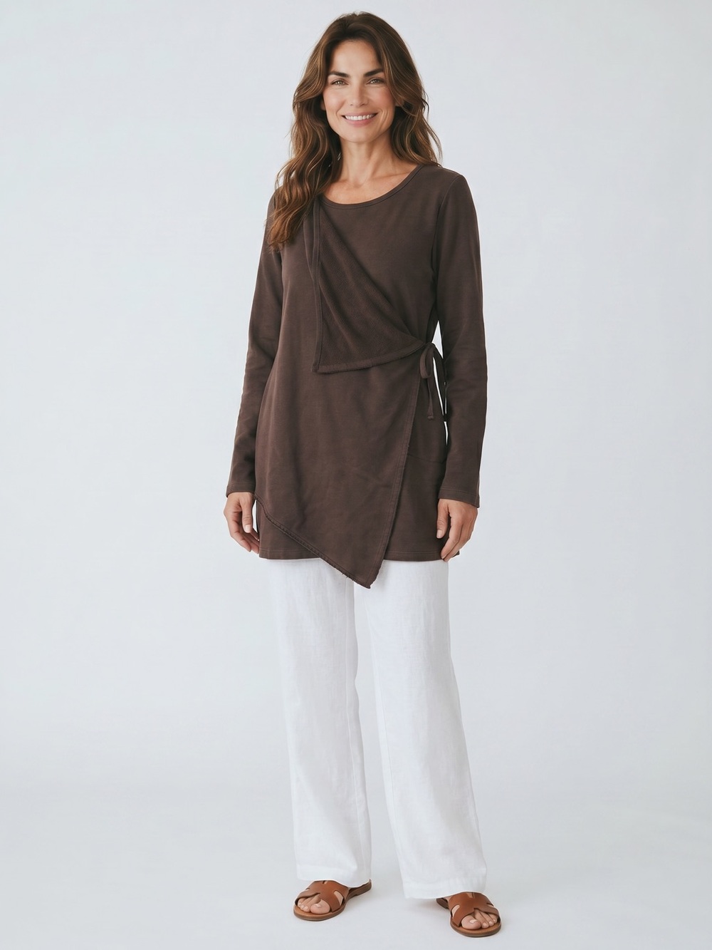 Prairie Underground Untitled Tunic Size M Hemp Organic Cotton Pockets Lagenlook